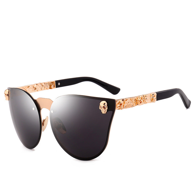 Valenzora | Totenkopf-Sonnenbrille aus Metall