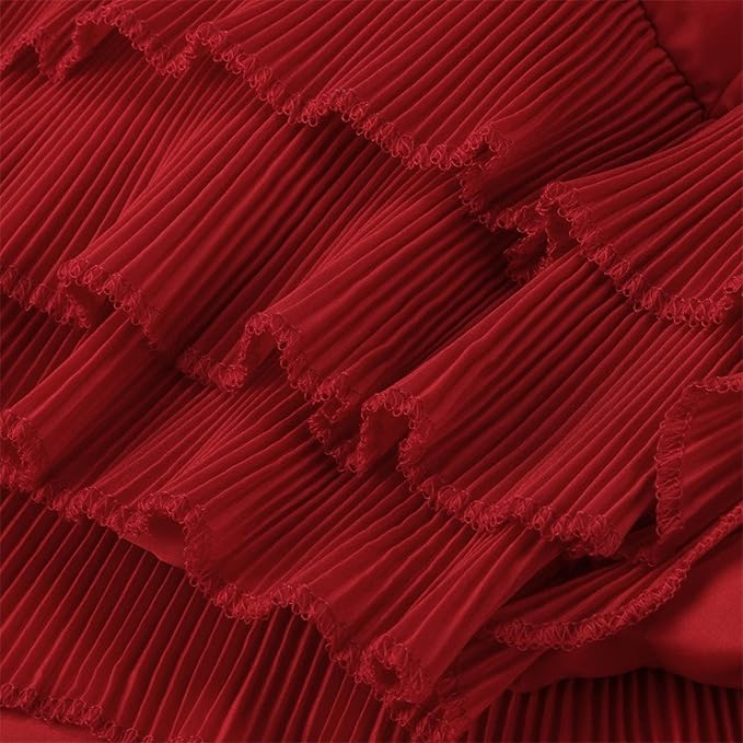 Valenzora - Elegantes Kleid mit gerafften Ärmeln