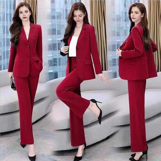 Valenzora | Eleganter Hosenanzug mit tailliertem Blazer