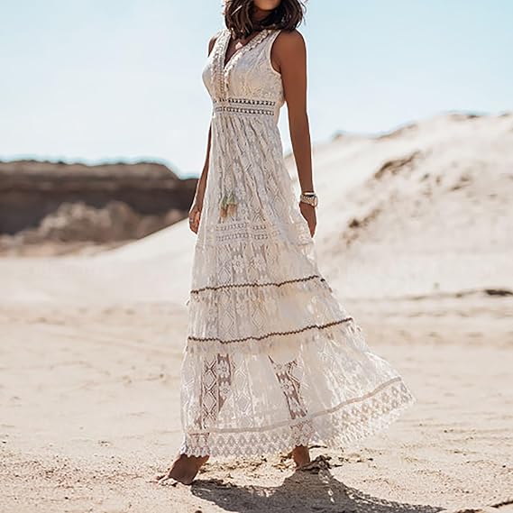Elegantes Boho-Kleid