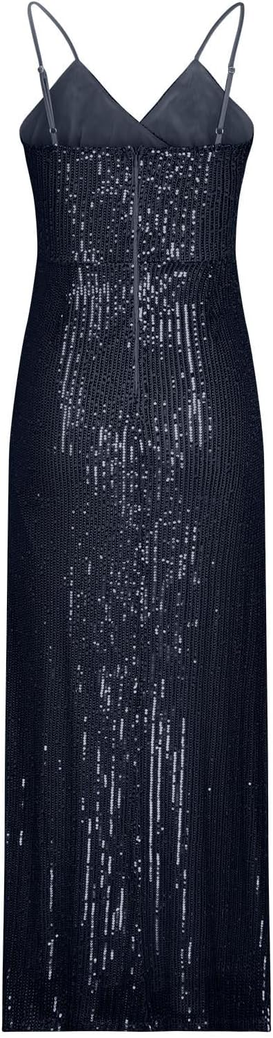 Valenzora | Pailletten-Abendkleid Elegantes Partykleid