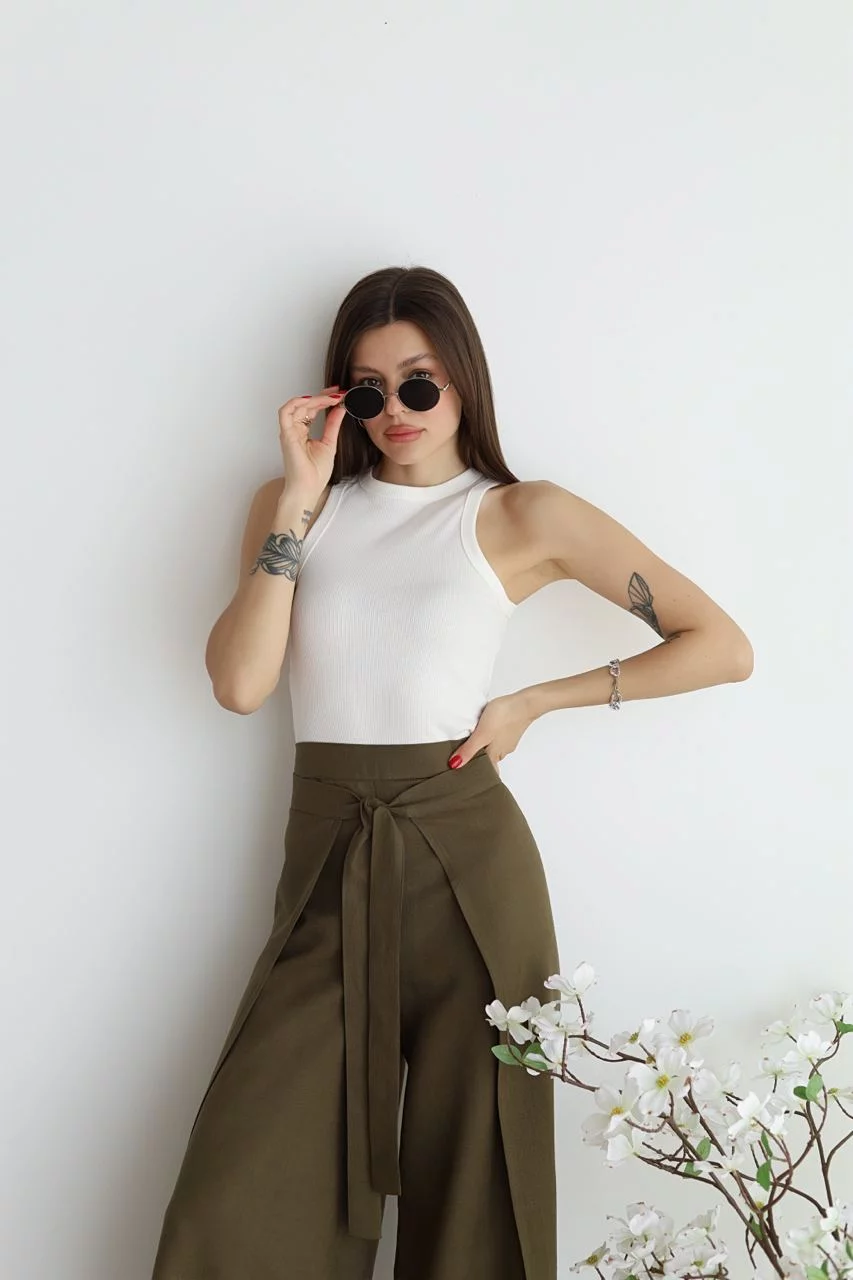 Leona️ | Weite Leinenhose