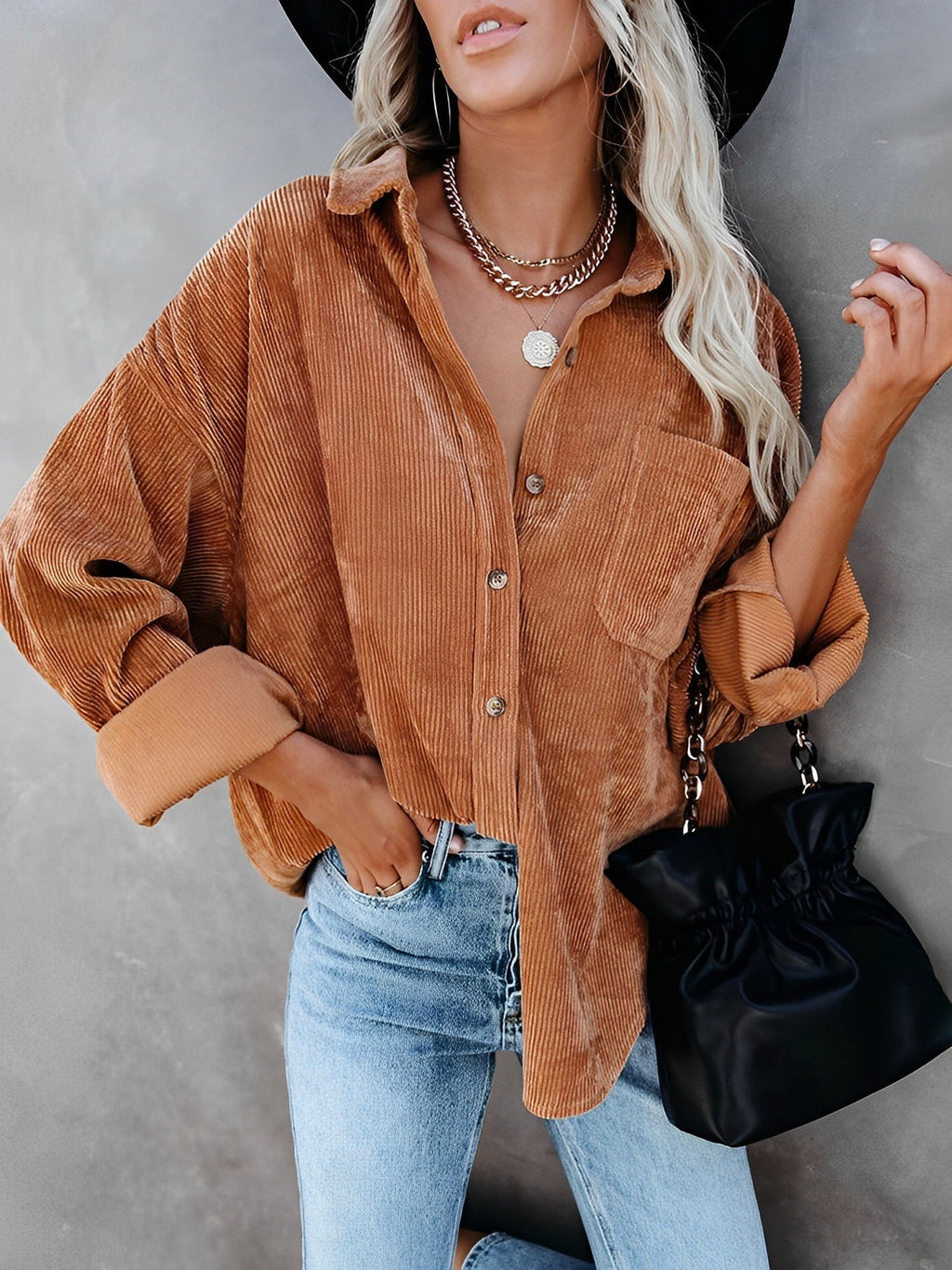 Valenzora | Classic corduroy blouson