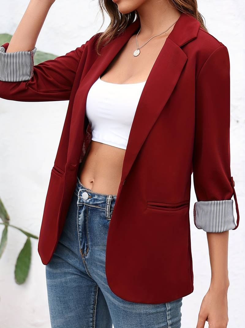 Valenzora | Casual Open-Front Blazer for Women | Stylish and Comfortable