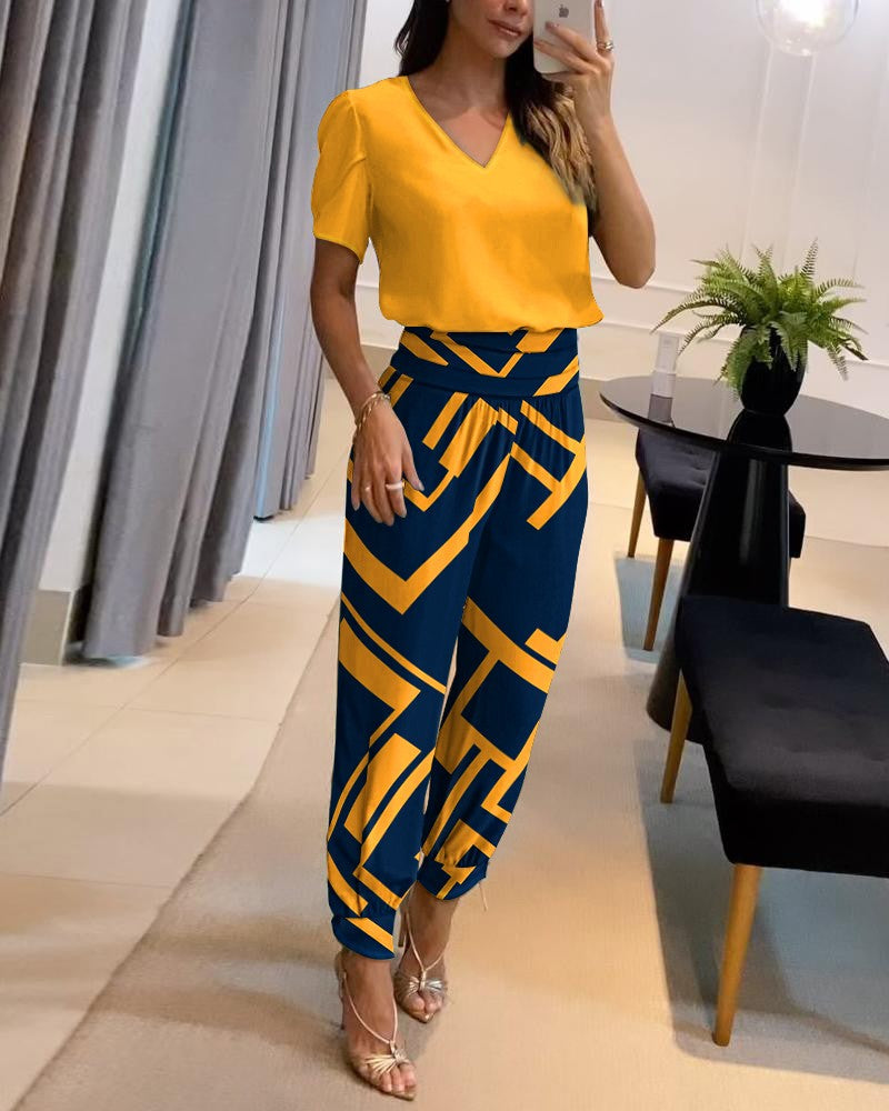 Valenzora | Women's V-neck jumpsuit