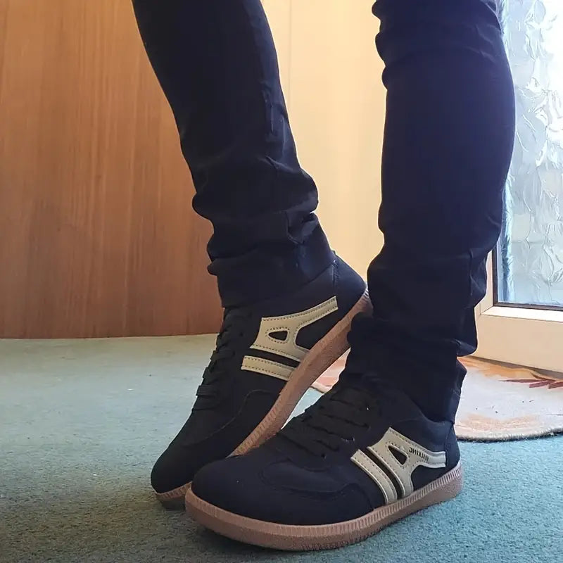 Valenzora | Women's Casual Low Heel Sneakers, Lace-Up Fashion Shoes