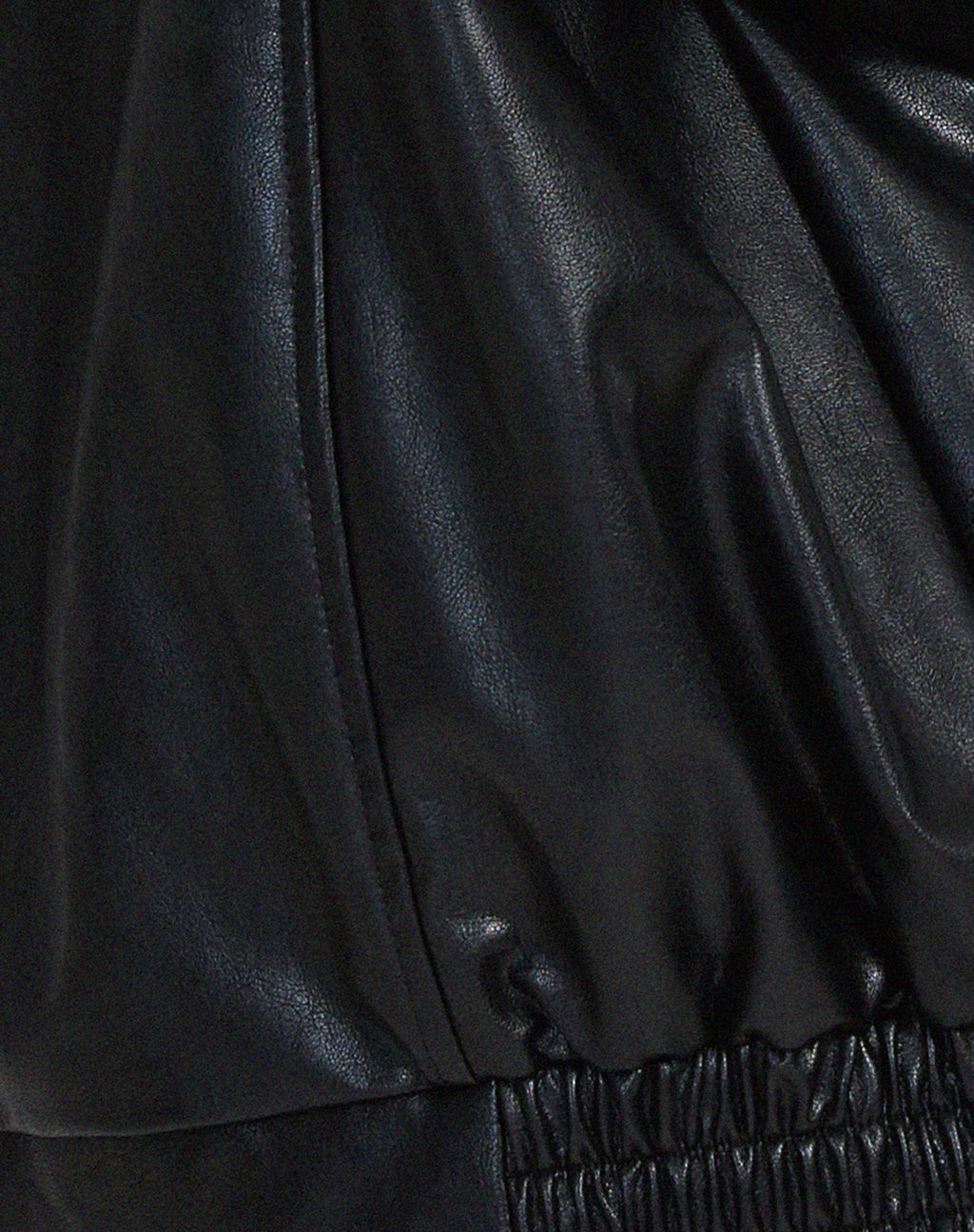 Valenzora | Oversized leather jacket