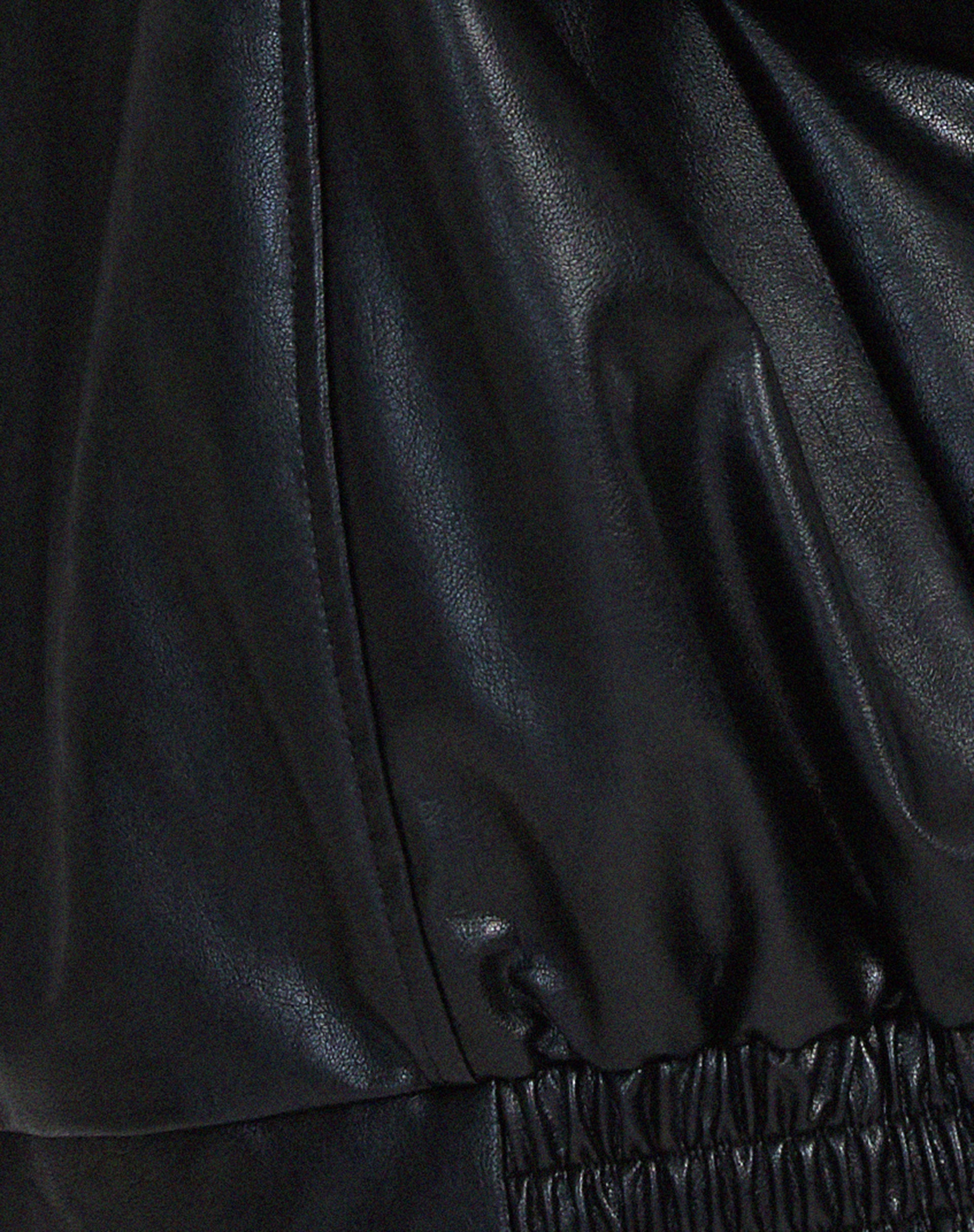 Valenzora | Oversized leather jacket