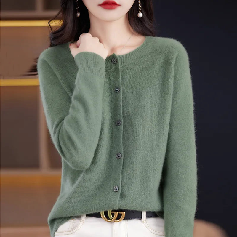Valenzora | Klassischer Wollcardigan