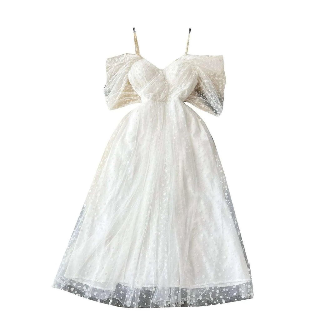 Valenzora | Luxuriöses französisches weißes Kleid