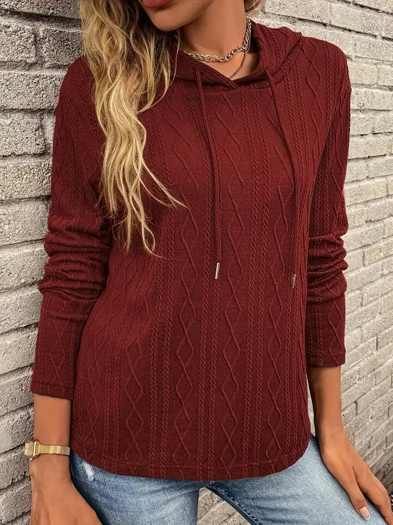 Hoodie with drawstring
