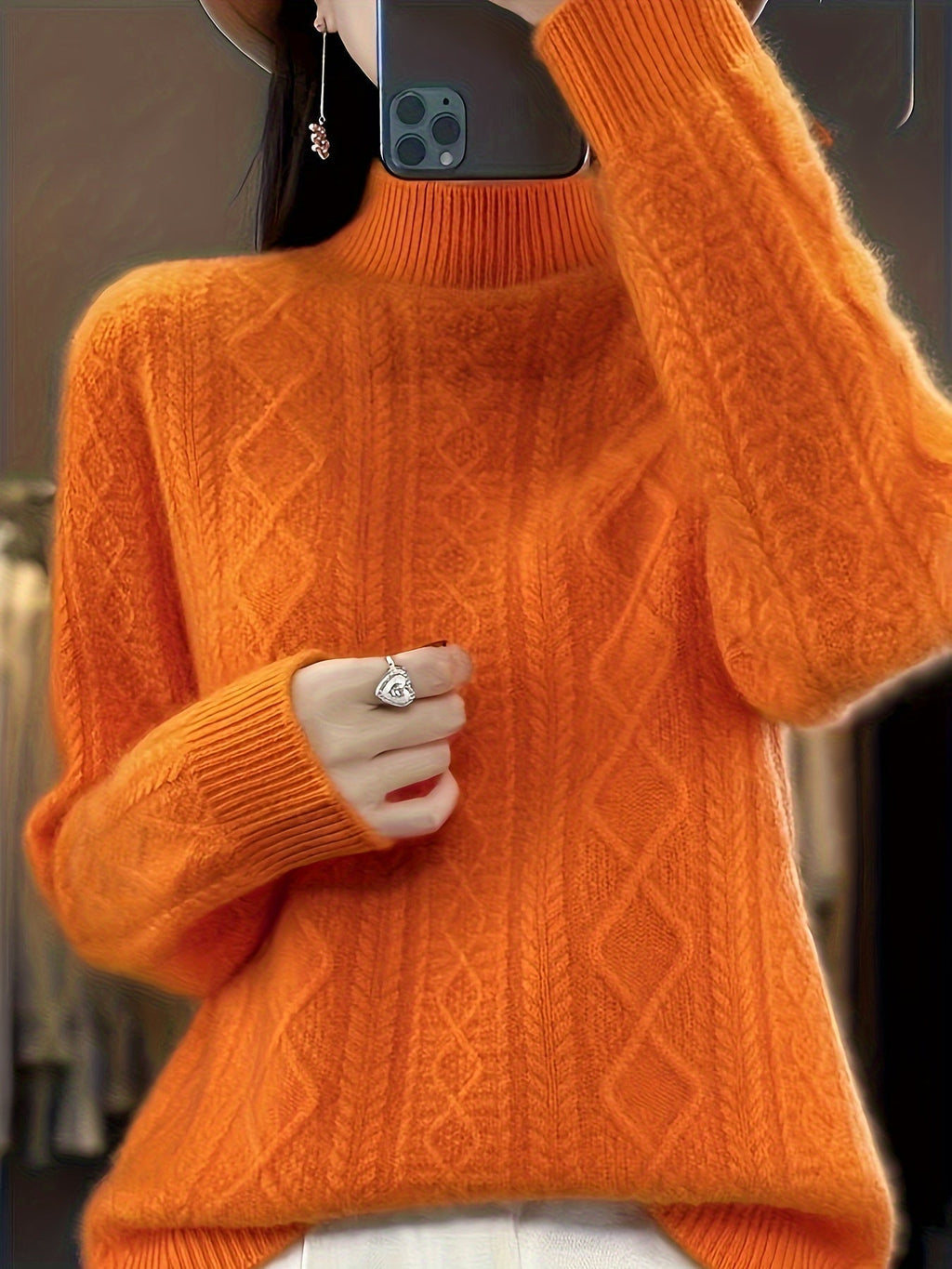 Valenzora | Comfortable knitted wool sweater