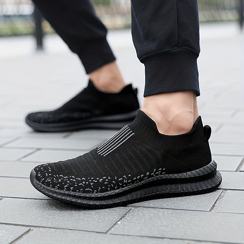 Valenzora | Breathable slip-on sneakers with knit upper