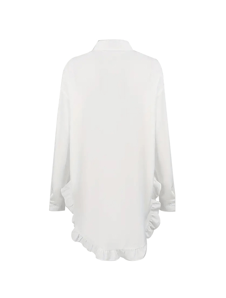 Valenzora Damen-Shirt mit unregelmäßiger Spitze
