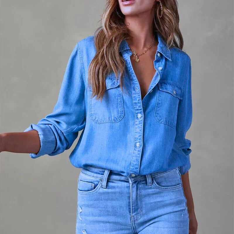 Valenzora | Denim blouse for women