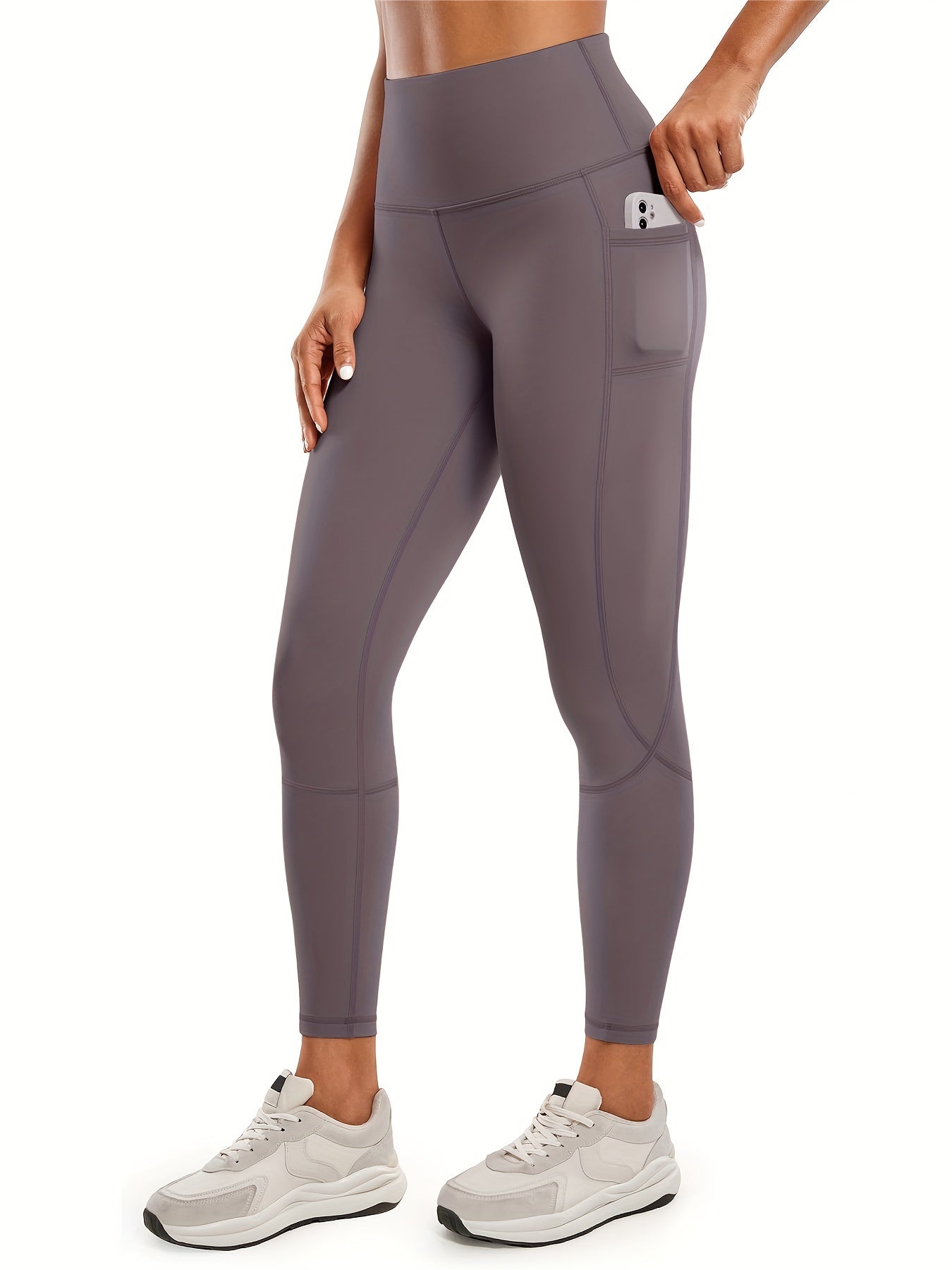 Valenzora | Schnelltrocknende Damen-Yogahose mit hoher Taille und Tasche