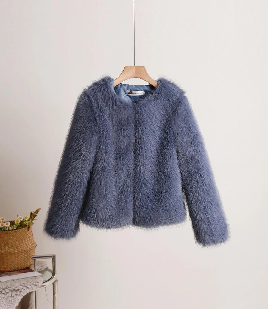 Valenzora | Solid Color Short Coat for Women