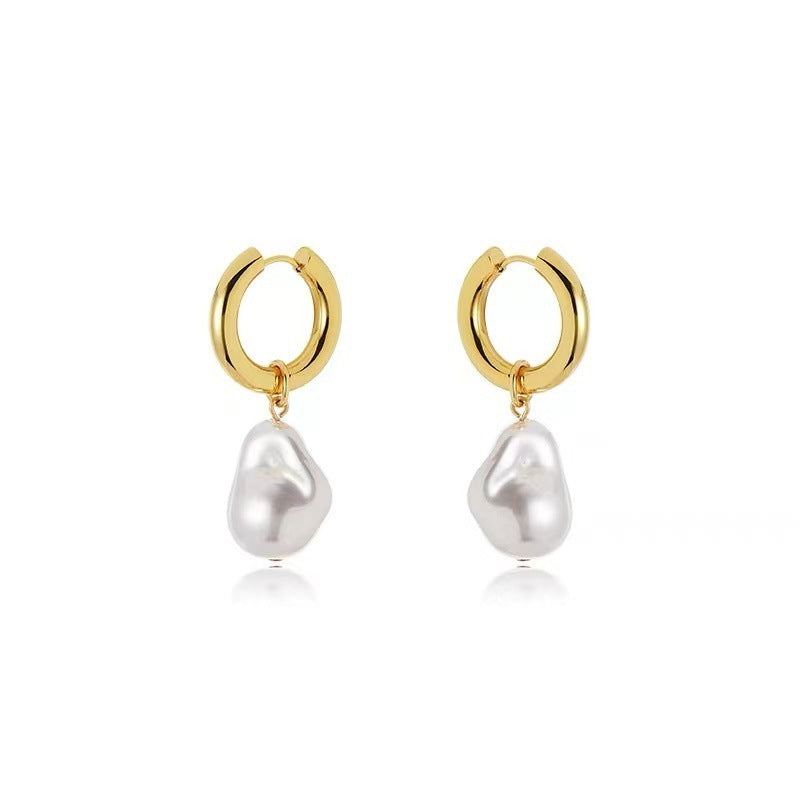 Valenzora | Baroque pearl earrings