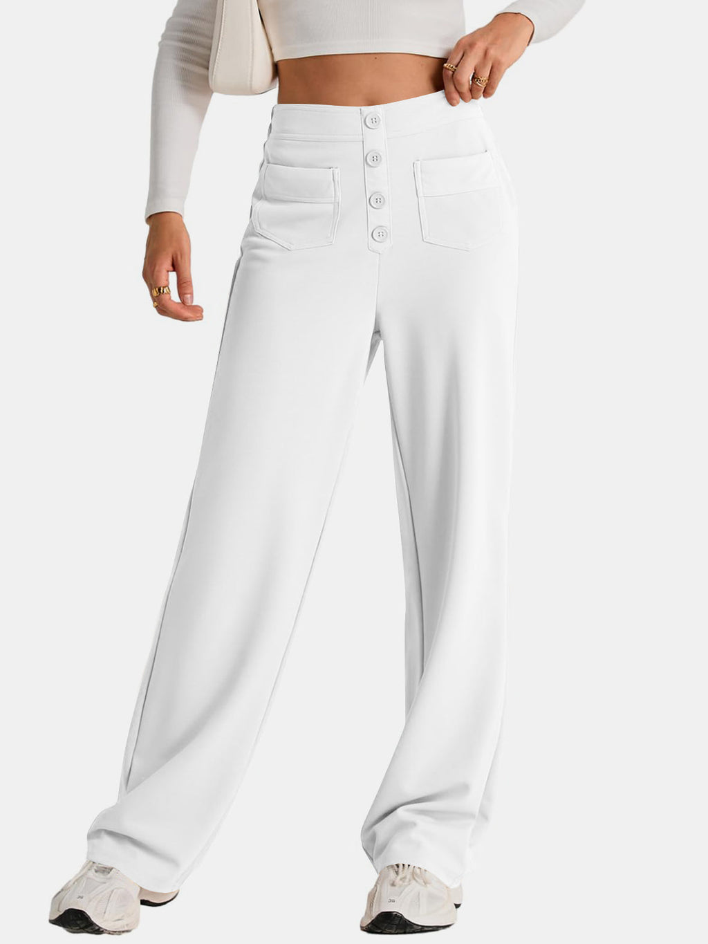Valenzora | Weite Hose mit Taschen, elegant und bequem