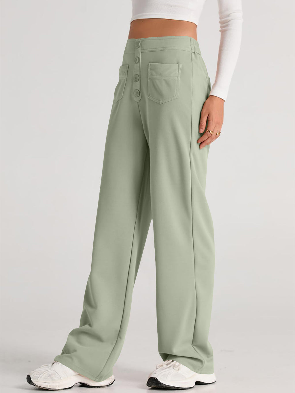 Valenzora | Weite Hose mit Taschen, elegant und bequem