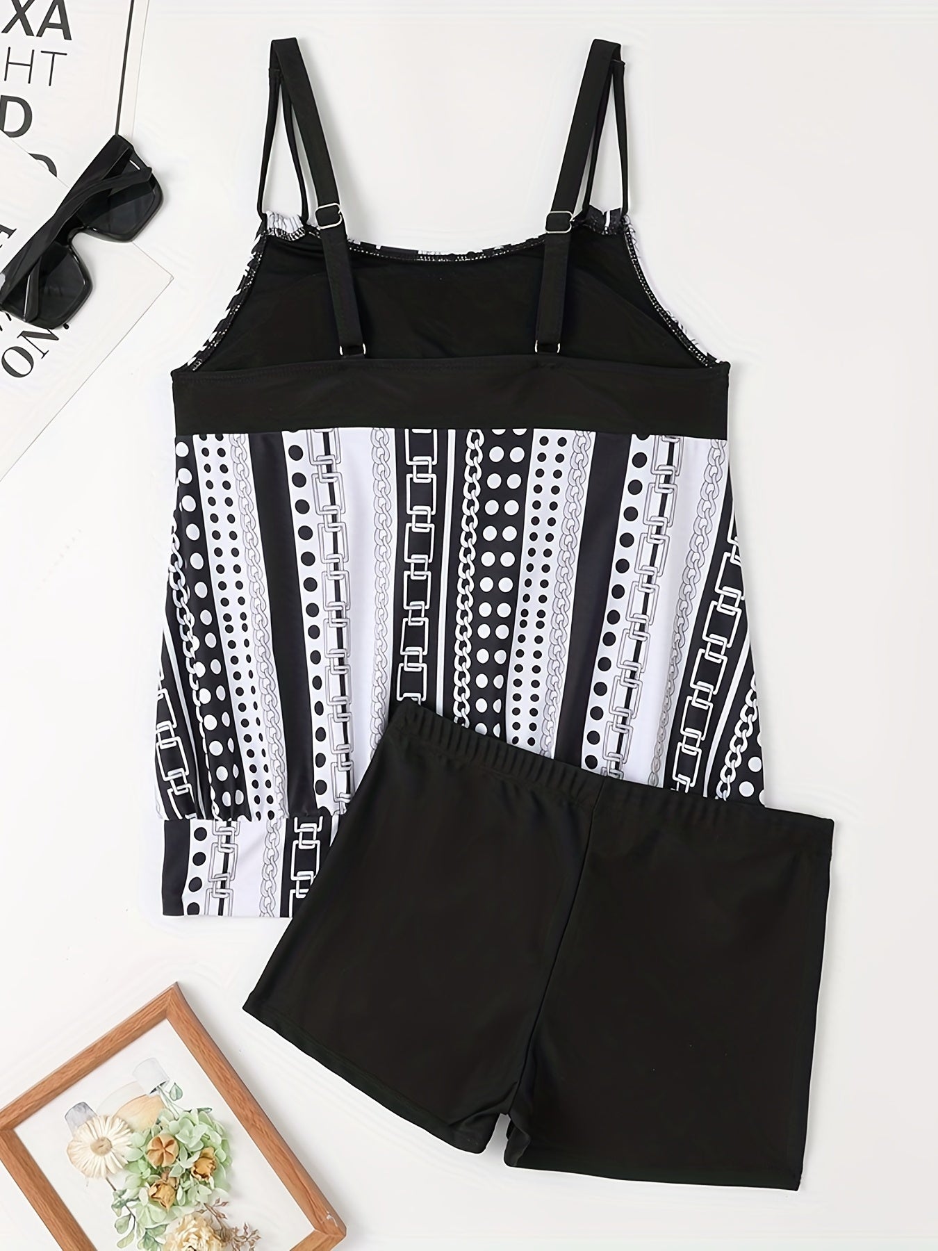 Valenzora | Tankini-Set mit Streifen und Punkten