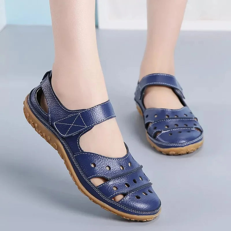 Valenzora | Orthopedic spring sandals with comfortable Velcro closure