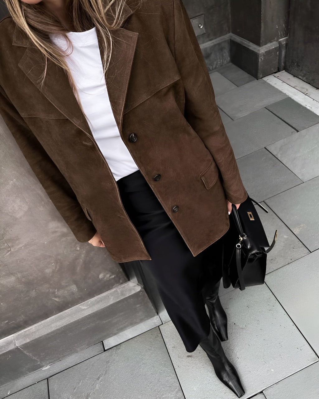 Valenzora | Suede Blazer