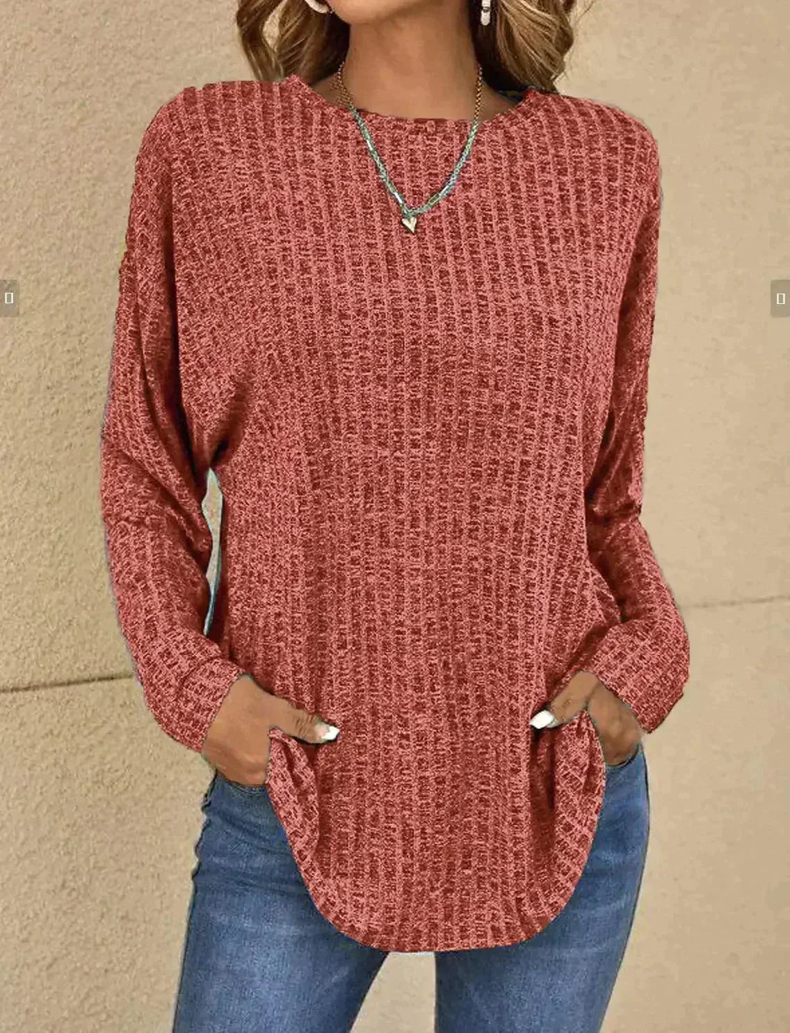 Amara™ – Entspannter Strukturpullover