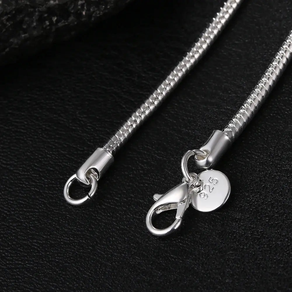 Valenzora | 925 3mm Sterling Silver Snake Chain