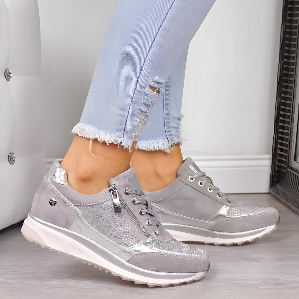 Valenzora - Glamorous, comfortable casual sneakers | Sporty-chic sneakers