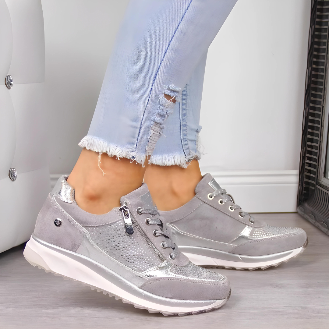 Valenzora - Glamorous, comfortable casual sneakers | Sporty-chic sneakers