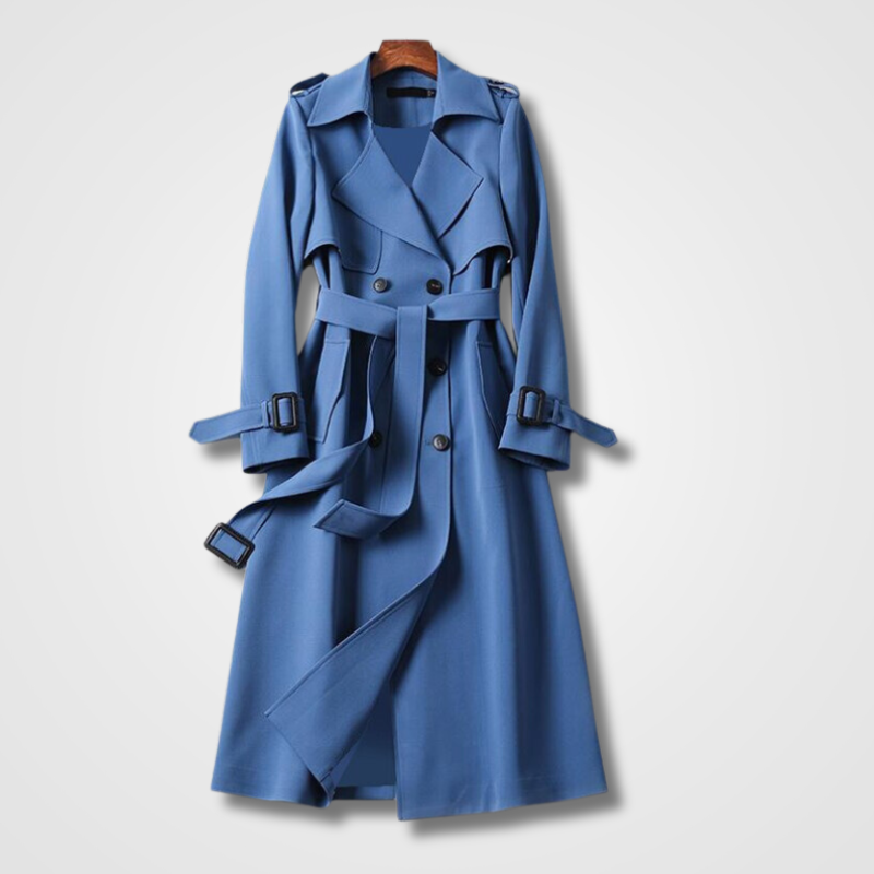 Valenzora | Casual Long Trench Coat With