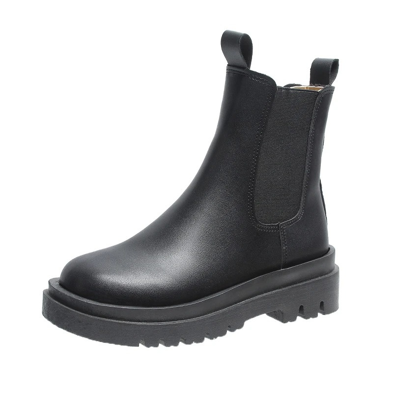 Valenzora | Women's Chelsea Boots with Elastic Sides and Pull Tabs
