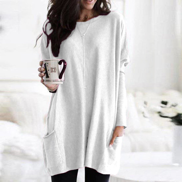 Valenzora - Women's relaxed fit pocket tunic for everyday comfort