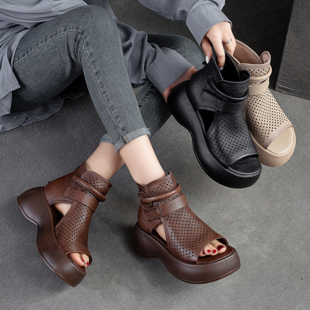 Valenzora | Leather Sandals for Orthopedic Needs