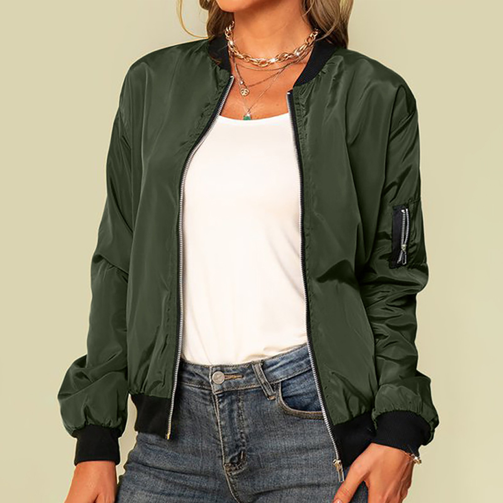 Valenzora | Klassische Freizeit-Bomberjacke für Damen