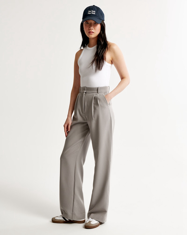 Valenzora | Casual high-waisted wide-leg trousers for women