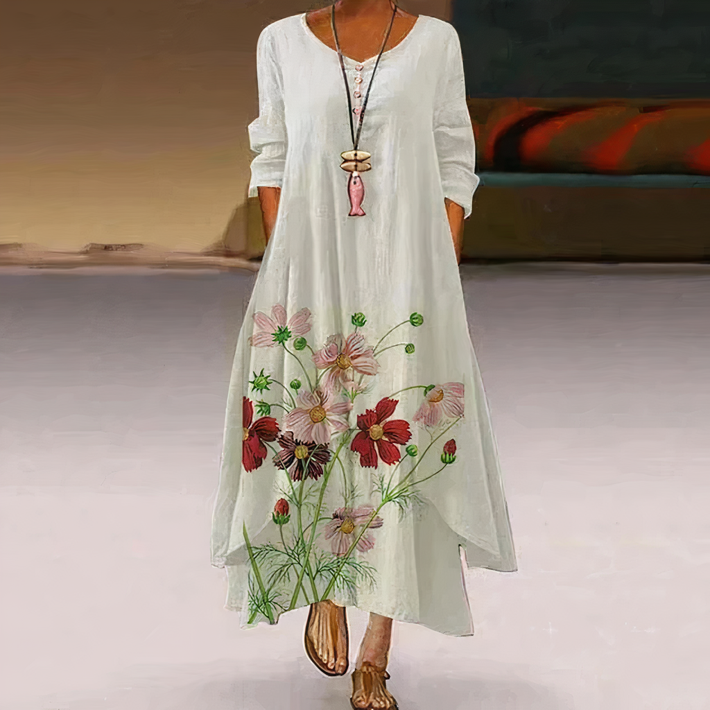 Valenzora | Elegantes Baumwollkleid