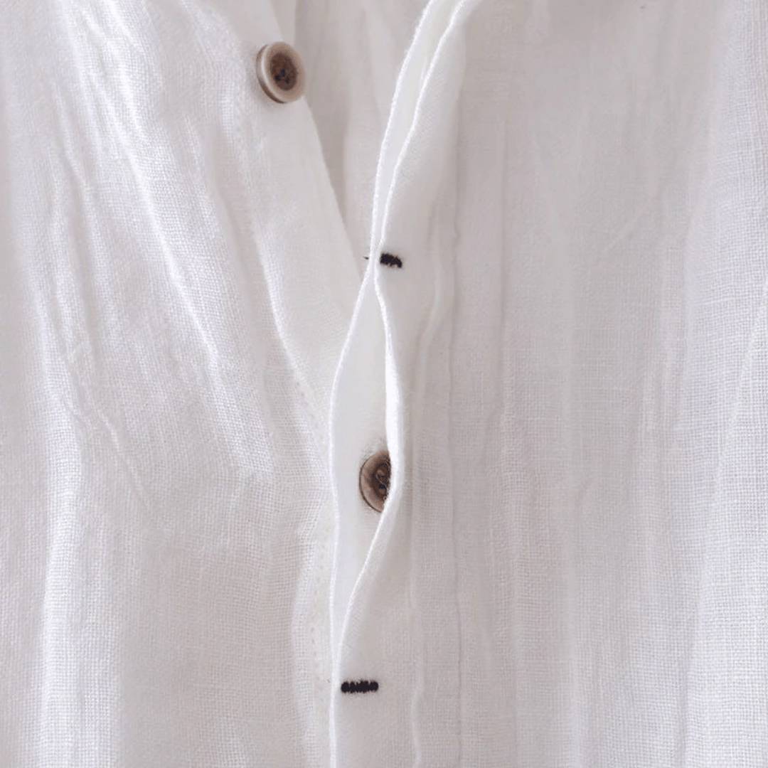 Valenzora | Short-sleeved linen shirt