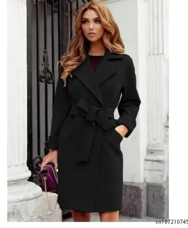 Valenzora | Stylish trench coat with belt