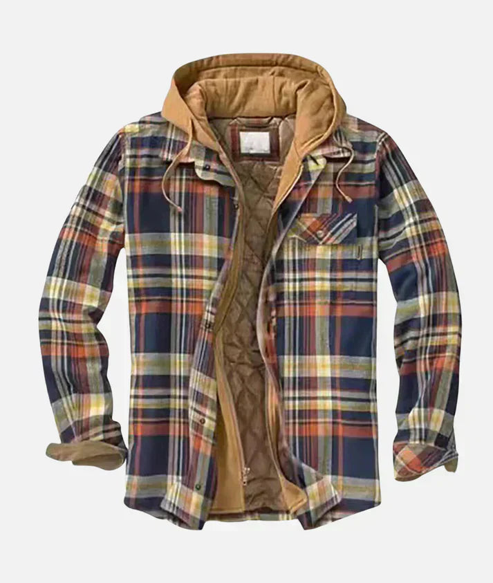 Valenzora | Checkered jacket with hood