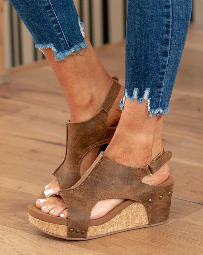 Valenzora | Trendige Damen-Sandalen mit Keilabsatz und ergonomischem Fußbett