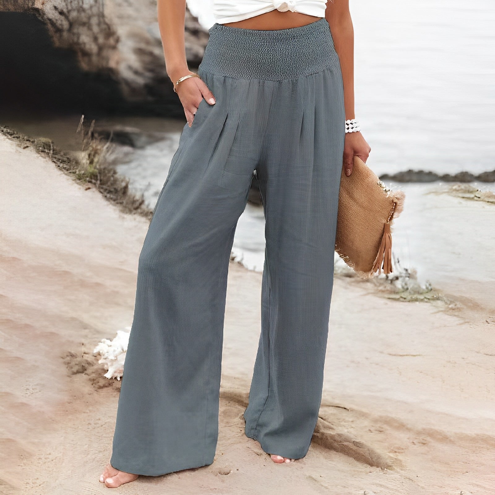 Valenzora | Luxurious wide-leg trousers for women