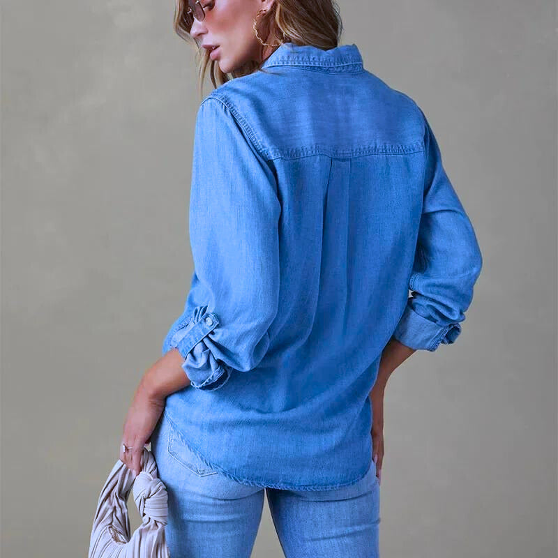 Valenzora | Denim blouse for women