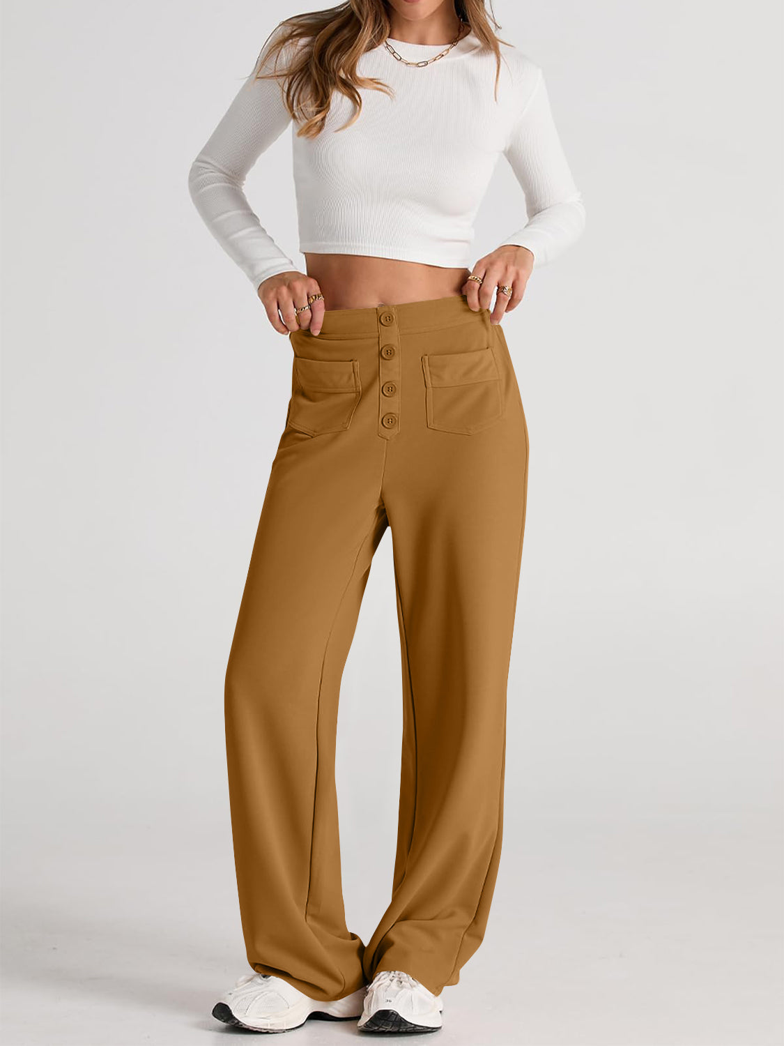Valenzora | Weite Hose mit Taschen, elegant und bequem