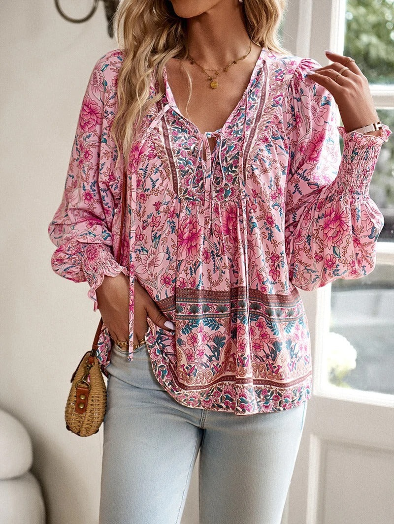 Valenzora | Elegantes Blumentop für Damen