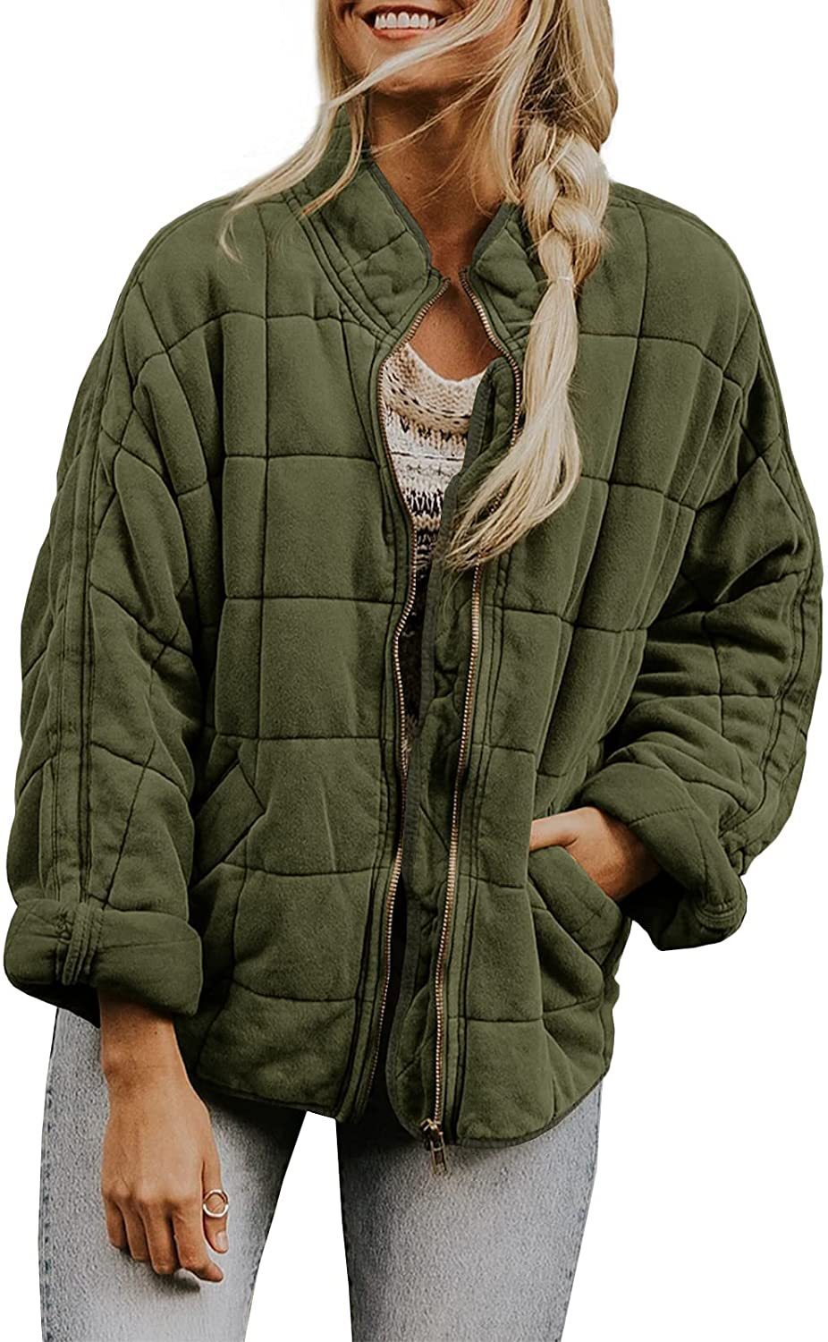 Valenzora | Lockere Jacke aus dicker Baumwolle