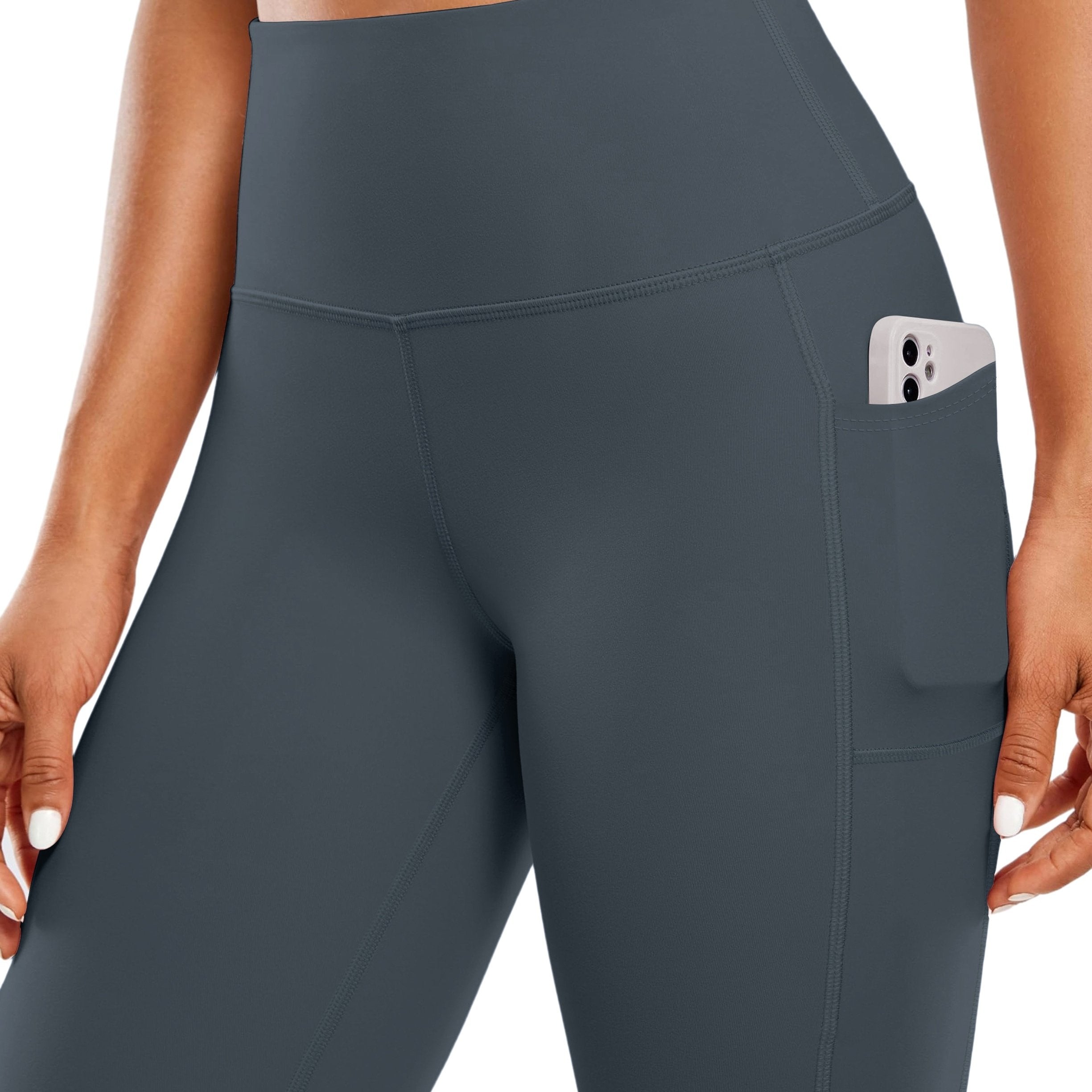 Valenzora | Schnelltrocknende Damen-Yogahose mit hoher Taille und Tasche