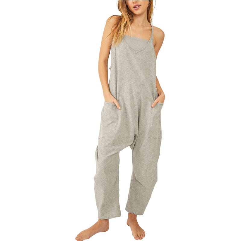 Valenzora | Ärmelloser Jumpsuit mit weitem Bein für Damen