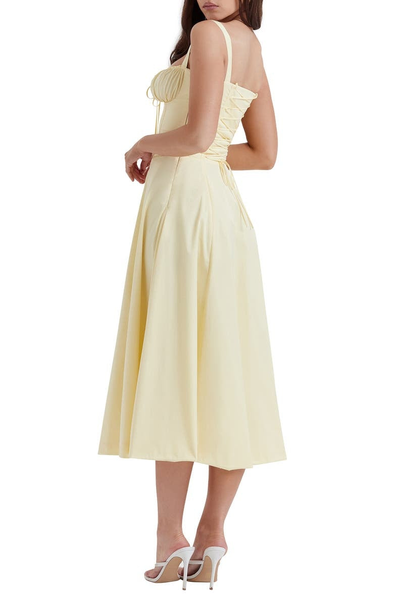 Taillenkleid mit Bustier-Design